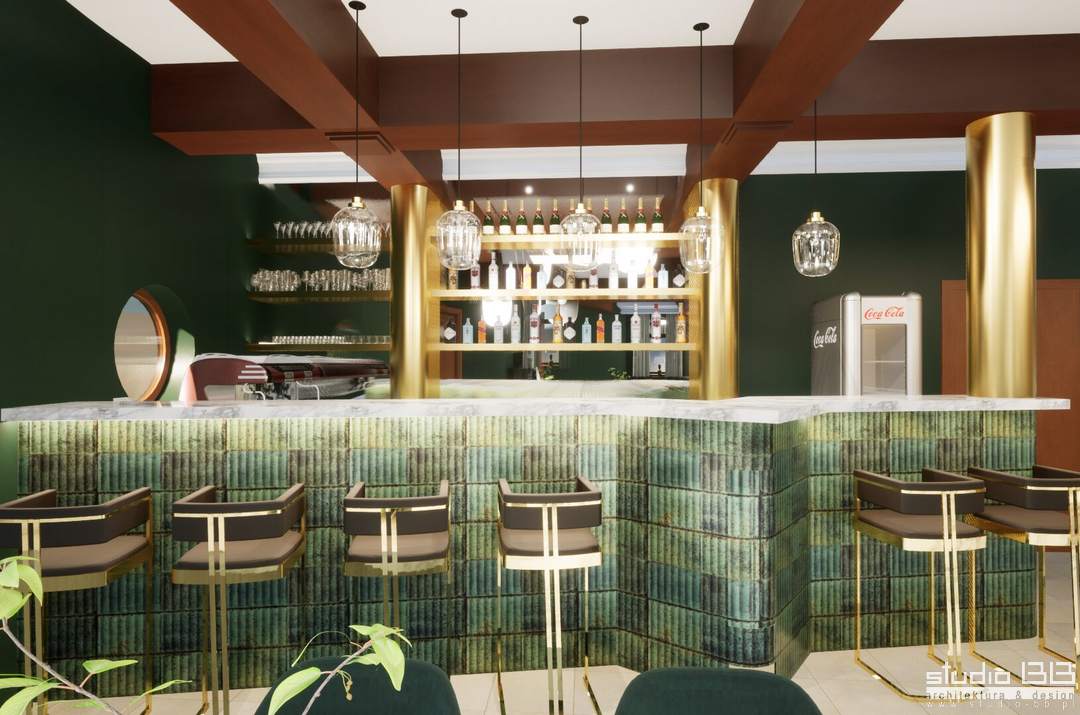 PROJEKT WNĘTRZA RESTAURACJI W HOTELU 3 ŚWIATY