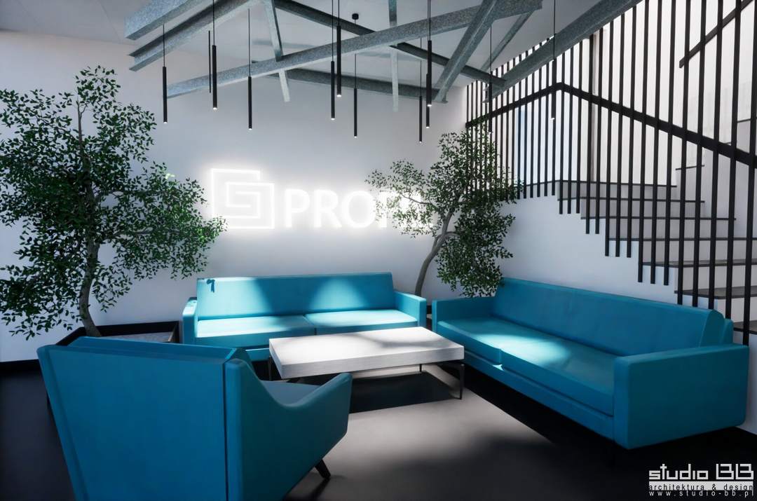 PROJEKT WNĘTRZA BIURA- PROFIL